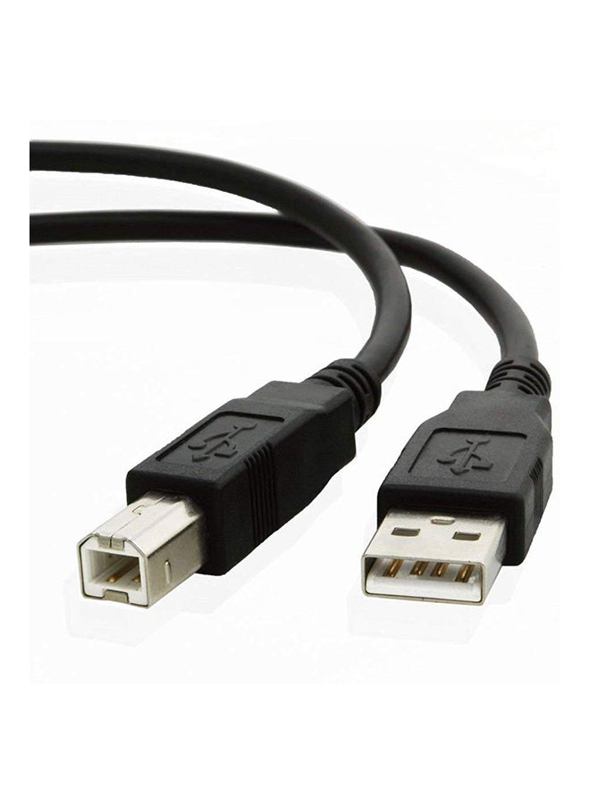 كابل USB للطابعة أسود - Image 2